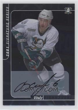 2000-01 In the Game Be A Player Signature Series - Autographs #161 - Vitaly Vishnevski