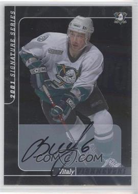 2000-01 In the Game Be A Player Signature Series - Autographs #161 - Vitaly Vishnevski