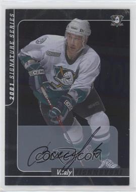 2000-01 In the Game Be A Player Signature Series - Autographs #161 - Vitaly Vishnevski