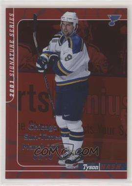 2000-01 In the Game Be A Player Signature Series - [Base] - Ruby Chicago Sun-Times #54 - Tyson Nash /10