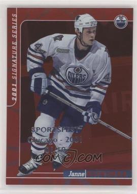 2000-01 In the Game Be A Player Signature Series - [Base] - Ruby SportsFest Chicago #28 - Janne Niinimaa /10