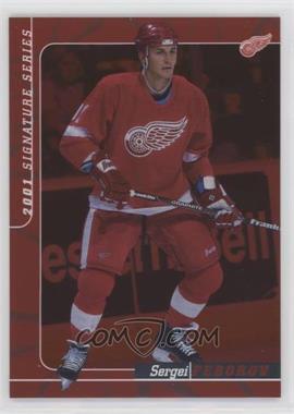 2000-01 In the Game Be A Player Signature Series - [Base] - Ruby #105 - Sergei Fedorov /200
