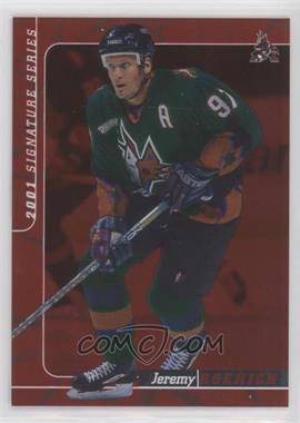 2000-01 In the Game Be A Player Signature Series - [Base] - Ruby #106 - Jeremy Roenick /200
