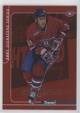 2000-01 In the Game Be A Player Signature Series - [Base] - Ruby #213 - Trevor Linden /200