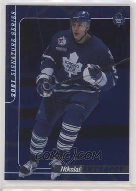 2000-01 In the Game Be A Player Signature Series - [Base] - Sapphire #176 - Nik Antropov /100