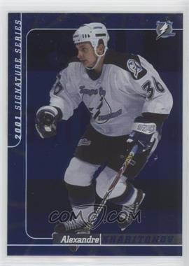 2000-01 In the Game Be A Player Signature Series - [Base] - Sapphire #272 - Alexander Kharitonov /100