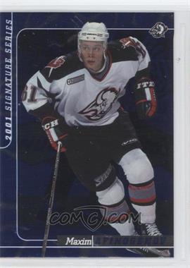 2000-01 In the Game Be A Player Signature Series - [Base] - Sapphire #83 - Maxim Afinogenov /100