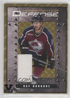 2000-01 In the Game Be A Player Signature Series - Department of Defense Jerseys - ITG Vault Black #DD-02 - Ray Bourque /1