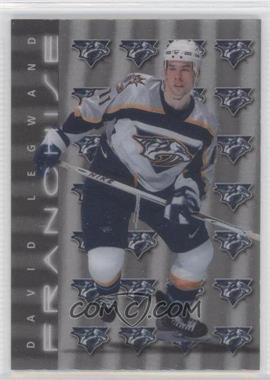 2000-01 In the Game Be A Player Signature Series - Franchise - Missing Serial Number #F-17 - David Legwand