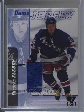 2000-01 In the Game Be A Player Signature Series - Game Jersey - 2016 ITG Final Vault Black #J-01 - Theoren Fleury /1