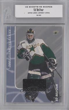 2000-01 In the Game Be A Player Signature Series - Prize He Shoots-He Scores Game Used Jerseys #HS-HS 24 - Ed Belfour /20 [Uncirculated]