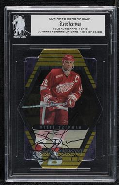 2000-01 In the Game Be A Player Ultimate Memorabilia - Gold Autographs #U-30 - Steve Yzerman /10 [Uncirculated]