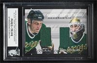 Brett Hull, Ed Belfour [Uncirculated] #/70