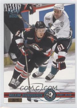 2000-01 Pacific - [Base] - Ice Blue #46 - Maxim Afinogenov /45