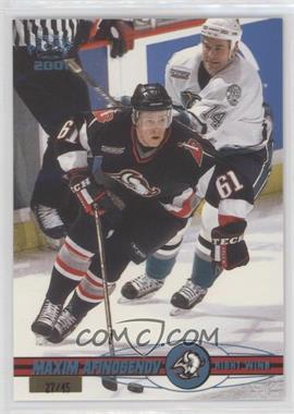 2000-01 Pacific - [Base] - Ice Blue #46 - Maxim Afinogenov /45