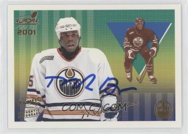 2000-01 Pacific Aurora - Autographs #55 - Mike Grier