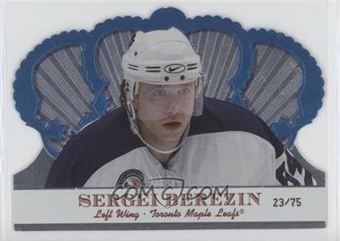 2000-01 Pacific Crown Royale - [Base] - Ice Blue #99 - Sergei Berezin /75