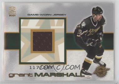 2000-01 Pacific Crown Royale - Game-Worn Jerseys #10 - Grant Marshall /593
