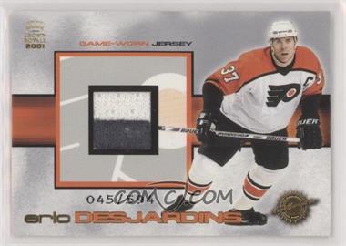 2000-01 Pacific Crown Royale - Game-Worn Jerseys #19 - Eric Desjardins /594