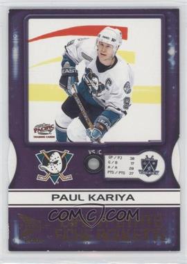 2000-01 Pacific Prism McDonald's - Dial-A-Stats #1 - Paul Kariya