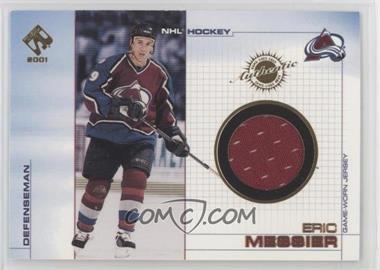 2000-01 Pacific Private Stock - Game-Used Gear #26 - Eric Messier
