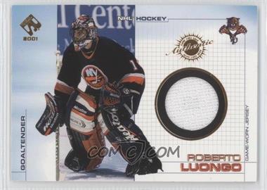 2000-01 Pacific Private Stock - Game-Used Gear #52 - Roberto Luongo