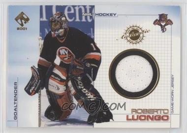 2000-01 Pacific Private Stock - Game-Used Gear #52 - Roberto Luongo