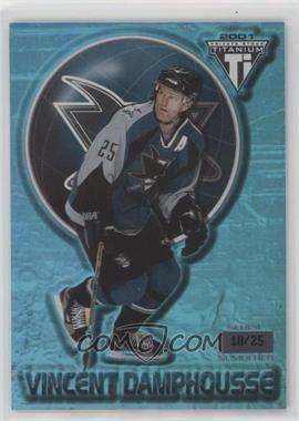 2000-01 Pacific Private Stock Titanium - [Base] - Blue #84 - Vincent Damphousse /25