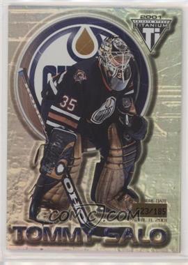 2000-01 Pacific Private Stock Titanium - [Base] - Premiere Date #36 - Tommy Salo /185