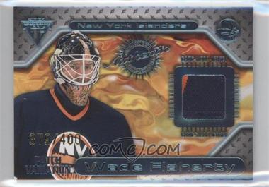 2000-01 Pacific Private Stock Titanium - Game-Used Gear - Patch #109 - Wade Flaherty /400