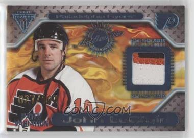 2000-01 Pacific Private Stock Titanium - Game-Used Gear - Patch #122 - John LeClair /100