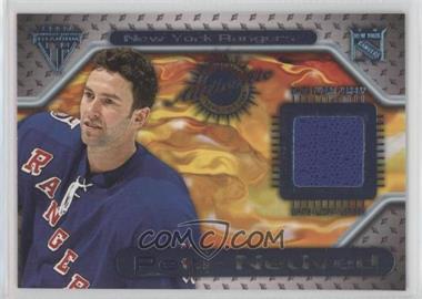2000-01 Pacific Private Stock Titanium - Game-Used Gear #117 - Petr Nedved