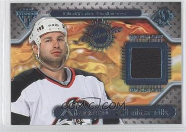 2000-01 Pacific Private Stock Titanium - Game-Used Gear #63 - Alexei Zhitnik