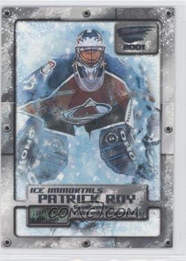 2000-01 Pacific Revolution - Ice Immortals #6 - Patrick Roy