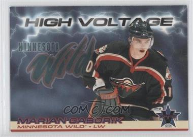 2000-01 Pacific Vanguard - High Voltage #18 - Marian Gaborik