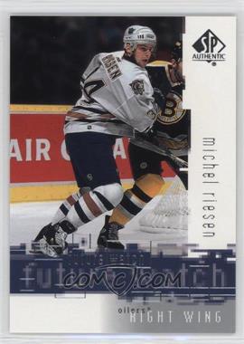 2000-01 SP Authentic - [Base] - Rookies Missing Serial Number #144 - Future Watch - Michel Riesen