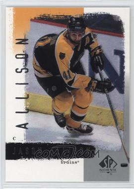 2000-01 SP Authentic - [Base] #8 - Jason Allison