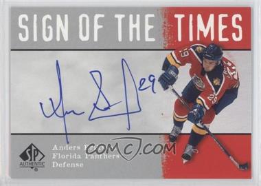 2000-01 SP Authentic - Sign of the Times #AE - Anders Eriksson