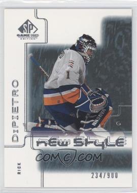 2000-01 SP Game Used Edition - [Base] #73 - New Style - Rick DiPietro /900
