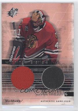 2000-01 SPx - Winning Materials #w-tb - Jocelyn Thibault