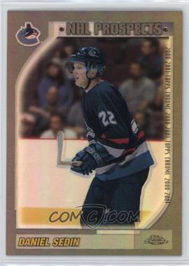 2000-01 Topps Chrome - [Base] - Refractors #171 - Daniel Sedin [EX to NM]