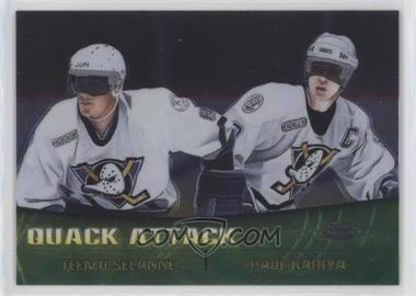 2000-01 Topps Chrome - Combos #TC2 - Teemu Selanne, Paul Kariya