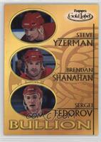 Steve Yzerman, Brendan Shanahan, Sergei Fedorov