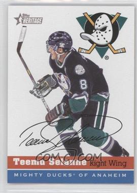 2000-01 Topps Heritage - [Base] #28 - Teemu Selanne