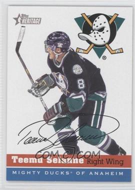 2000-01 Topps Heritage - [Base] #28 - Teemu Selanne