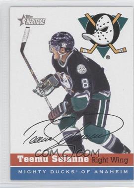 2000-01 Topps Heritage - [Base] #28 - Teemu Selanne