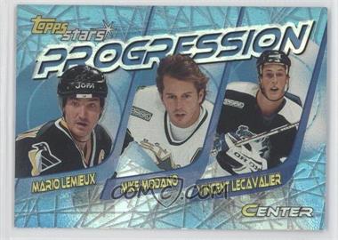 2000-01 Topps Stars - Progression #P1 - Mike Modano, Vincent Lecavalier, Mario Lemieux