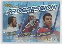 Billy Smith, Patrick Roy, Roberto Luongo