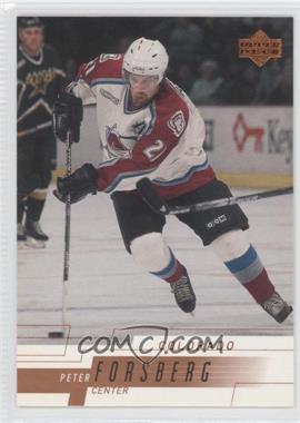 2000-01 Upper Deck - [Base] #46 - Peter Forsberg