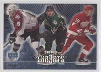 Joe Sakic, Mike Modano, Steve Yzerman